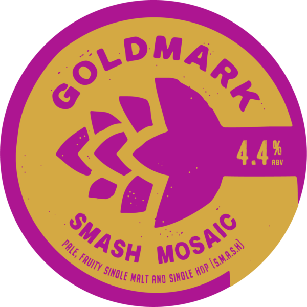 Goldmark Brewery - SMASH MOSAIC Pump Clip